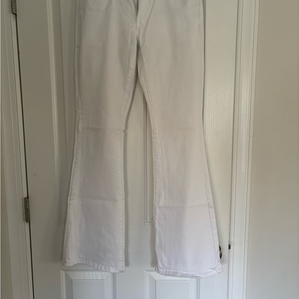 Blank NYC Cosmic Flare White Pants